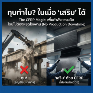 ทุบทำไม? ในเมื่อ “เสริม” ได้ (The CFRP Magic)